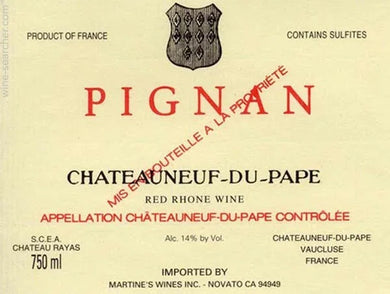 2001 Chateau Rayas Chateauneuf-du-Pape Pignan (750ml)