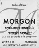 2014 Guy Breton Morgon Vieilles Vignes (750ml)