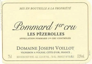 2002 Domaine Joseph Voillot Pommard 1er Cru Les Pèzerolles (750ml)