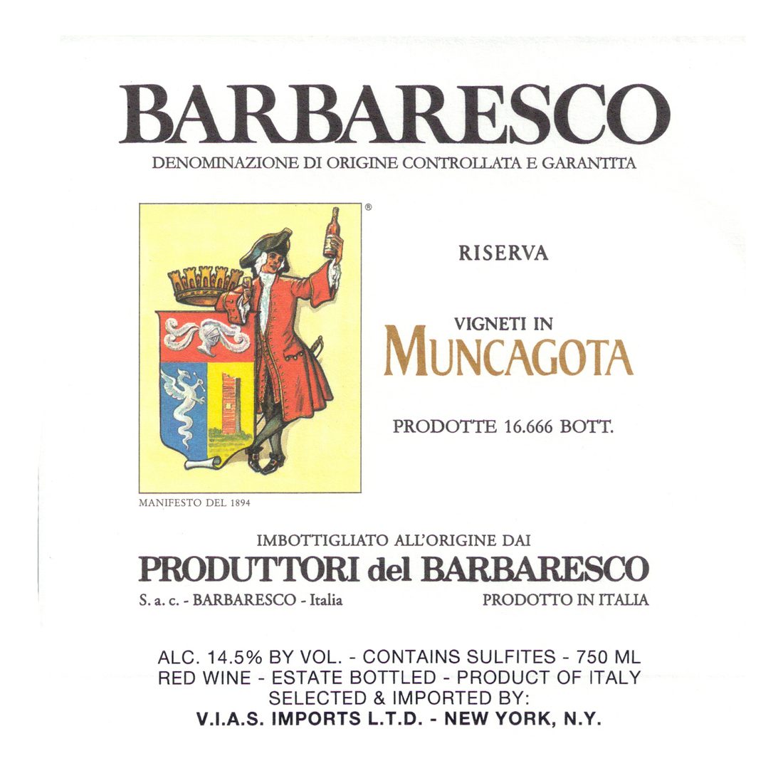 2017 Produttori del Barbaresco Barbaresco Muncagota (750ml)