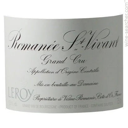 2007 Domaine Leroy Romanee st Vivant (750ml)