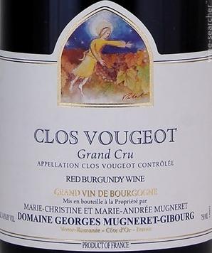 2011 Domaine Mugneret Gibourg Clos de Vougeot (750ml)