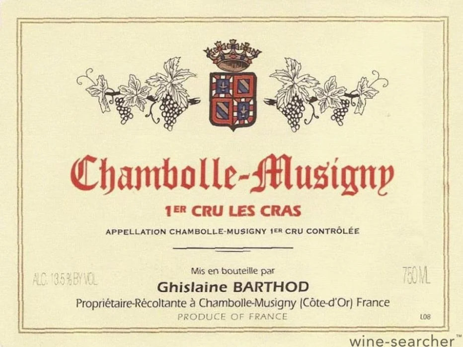 2005 Domaine Ghislaine Barthod Chambolle-Musigny 1er Les Cras (1500ml)