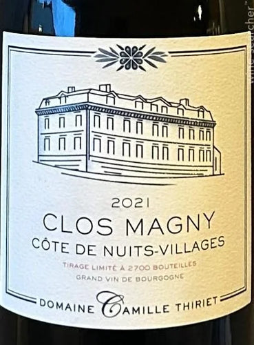 2021 Camille Thiriet Côte de Nuits Villages Clos Magny (750ml)