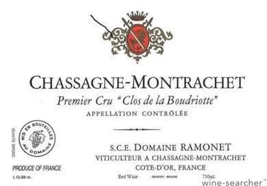 2021 Jean-Claude Ramonet Chassagne Montrachet Clos de la Boudriotte Rouge Magnum (1500ml)