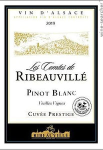 2019 Les Comtes de Ribeauville "Cuvee Prestige" Pinot Blanc (750ml)