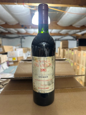 1991 Domaine de Trévallon (750ml) Bin soiled