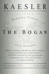 2004 Kaesler Shiraz The Bogan Barossa Valley (750ml)