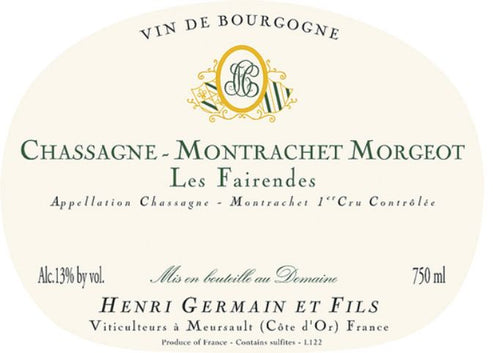 2021 Henri Germain et Fils Chassagne-Montrachet 1er Cru Morgeot Les Fairendes (750ml)