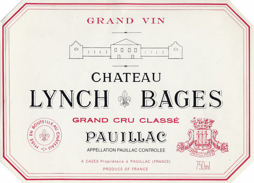 2022 Chateau Lynch Bages, Pauillac (750ml)