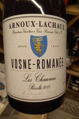 2018 Domaine Robert Arnoux / Arnoux-Lachaux Vosne-Romanée 1er Cru Les Chaumes (750ml)