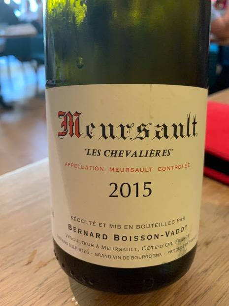 2015 Bernard Boisson-Vadot Meursault Les Chevalières (750ml)