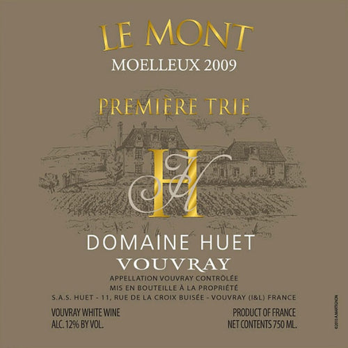 2009 Domaine Huet Vouvray Moelleux 1ère Trie Le Mont (750ml)