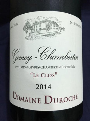 2014 Domaine Duroché Gevrey-Chambertin Le Clos (750ml)