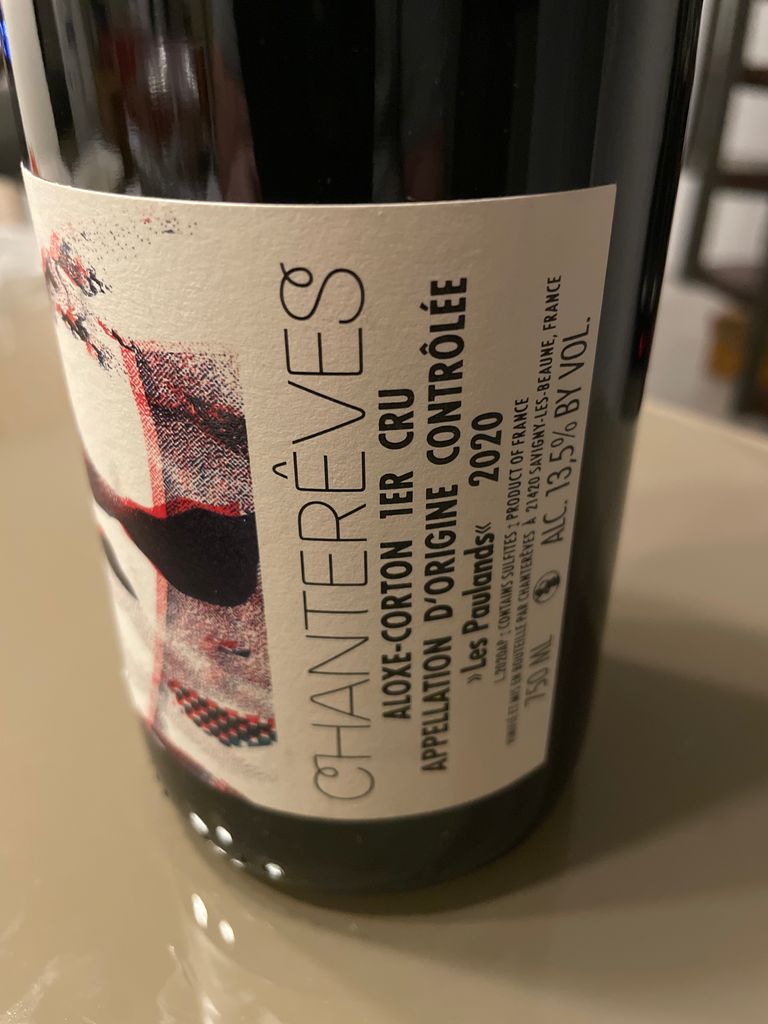 2020 Domaine Chanterêves Aloxe-Corton 1er Cru Les Paulands (750ml)