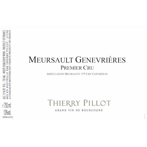 2023 Thierry Pillot Meursault 1er Cru Les Genevrières (750ml)