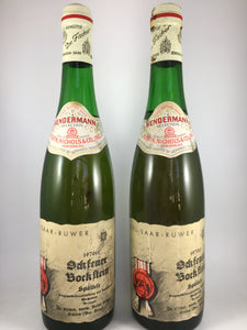 1970 Dr Fischer vorm notar ficher, Ockfener BockStein Spatese (750ml) - signs of seapage