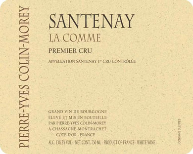 2023 Pierre-Yves Colin-Morey Santenay La Comme 1er Cru (750ml)