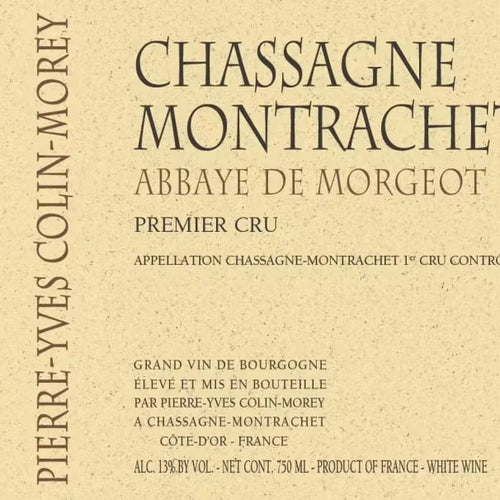 2022 Pierre-Yves Colin-Morey Chassagne-Montrachet 1er Cru Abbaye de Morgeot (750ml)