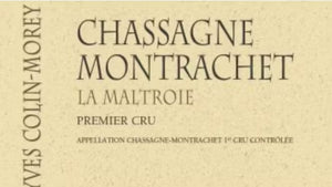 2022 Pierre-Yves Colin-Morey Chassagne-Montrachet 1er Cru La Maltroie (750ml)