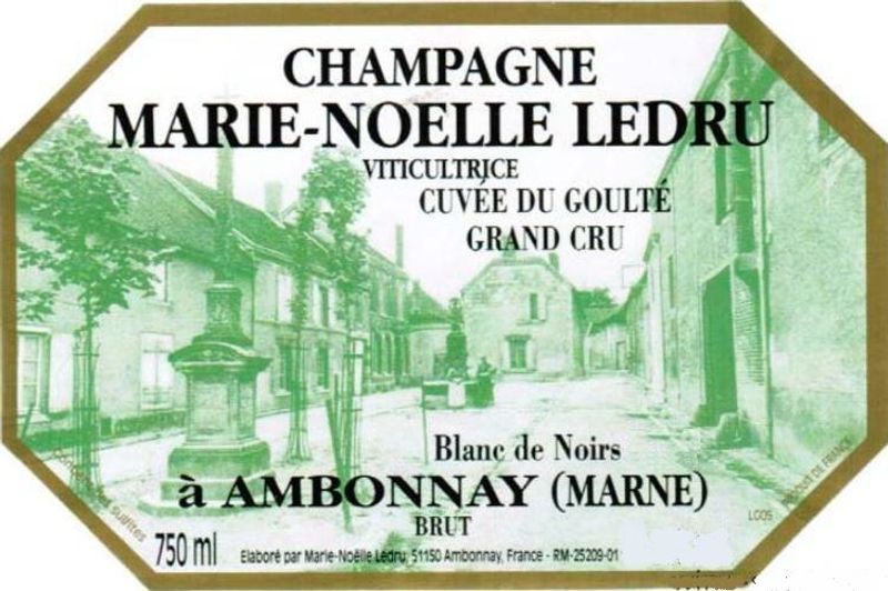 2007 Marie-Noëlle Ledru Champagne Grand Cru Cuvée du Goulté Blanc de Noirs (1500ml)