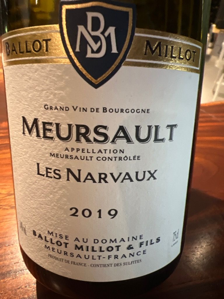 2022 Ballot-Millot & Fils Meursault Les Narvaux (750ml)