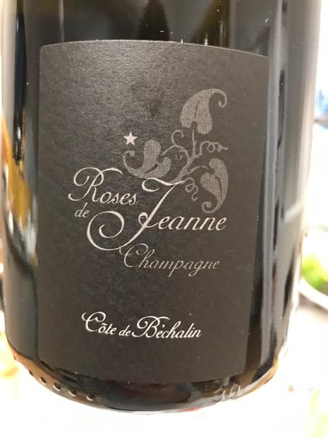2010 Roses de Jeanne / Cédric Bouchard Champagne Blanc de Noirs Cote de Bechalin(750ml)