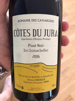 2016 Domaine des Cavarodes (Etienne Thiébaud) Pinot Noir Côtes du Jura Les Lumachelles (750ml)