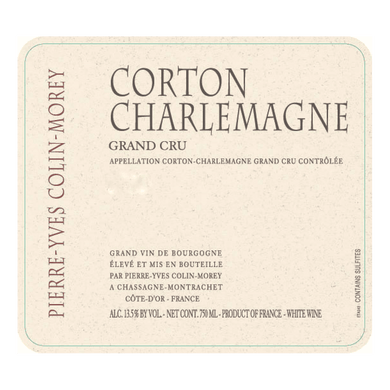 2022 Pierre-Yves Colin-Morey Corton-Charlemagne Grand Cru (750ml)