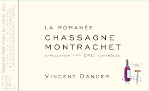 2022 Vincent Dancer Chassagne-Montrachet 1er Cru La Romanée (750ml)