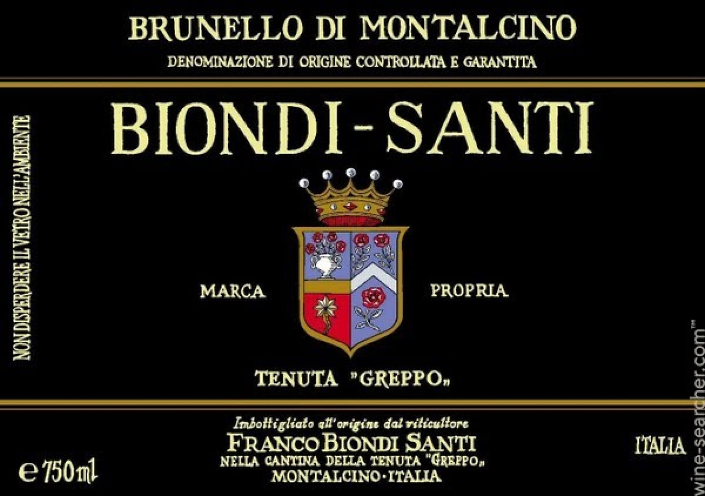 1982 Tenuta Greppo Biondi-Santi Brunello di Montalcino Riserva (750ml)