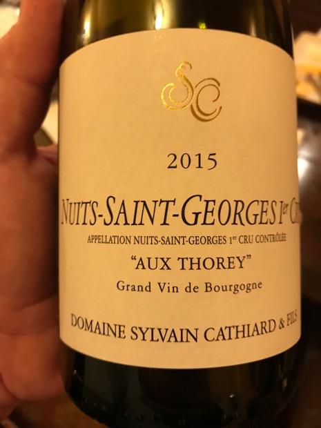 2016 Sylvain Cathiard Nuits St. Georges 1er Cru Aux Thorey (750ml)