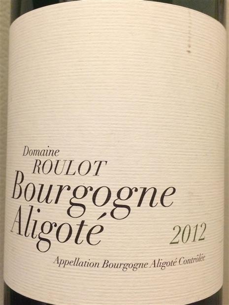 2012 Domaine Roulot Bourgogne-Aligoté (750ml)
