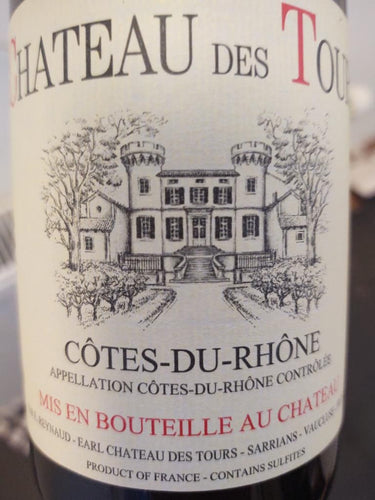 2019 Château des Tours Côtes du Rhône (750ml)