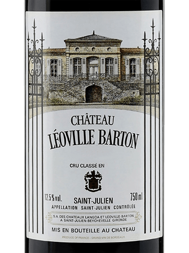 2016 Leoville Barton, Saint Julien (750ml)