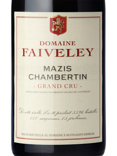 2012 Domaine Faiveley Mazis-Chambertin Grand Cru (1500ml)