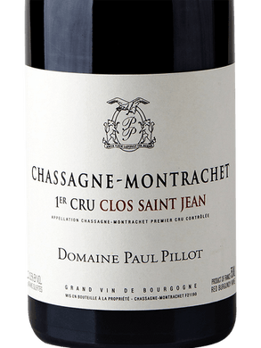 2022 Paul Pillot Chassagne-Montrachet 1er Cru Clos St. Jean Rouge (750ml)