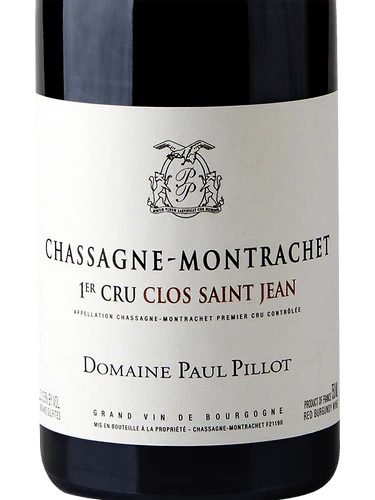 2022 Paul Pillot Chassagne-Montrachet 1er Cru Clos St. Jean Rouge Mag (1500ml)