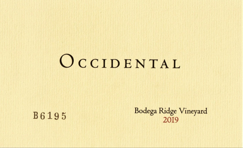 2021 Occidental Bodega Ridge Vineyard Pinot Noir (750ml)