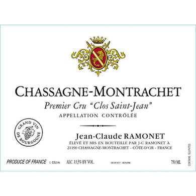 2021 Jean-Claude Ramonet Chassagne Montrachet Clos st Jean Rouge (750ml)