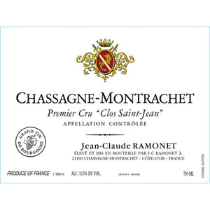 2021 Jean-Claude Ramonet Chassagne Montrachet Clos st Jean Rouge (750ml)