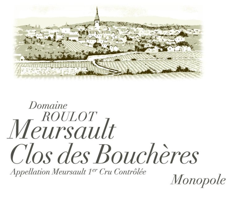 2017 Domaine Roulot Meursault 1er Cru Clos des Bouchères (750ml)