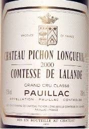 2000 Chateau Pichon Longueville Comtesse De Lalande, Pauiliac (750ml)