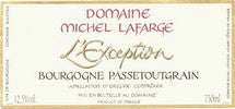 2021 Domaine Michel Lafarge Bourgogne Passetoutgrains L'Exception (750ml)