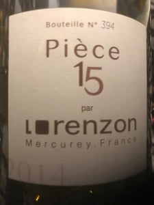 2022 Bruno Lorenzon Mercurey 1er Cru Pièce 15 (750ml)