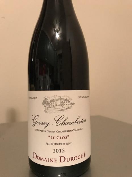 2015 Domaine Duroché Gevrey-Chambertin Le Clos (750ml)