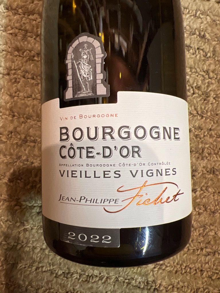 2022 Jean-Philippe Fichet Bourgogne Côte d'Or Blanc Vieilles Vignes (750ml)