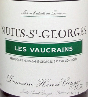 2021 Domaine Gouges 1er Cru Nuits st George Vaucrains (750ml)