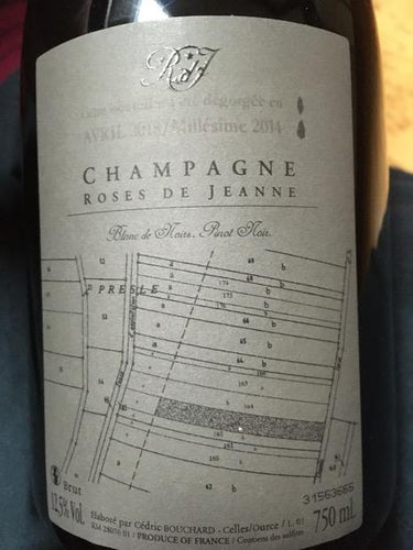 2014 Roses de Jeanne / Cédric Bouchard Champagne Blanc de Noirs La Presle (750ml)