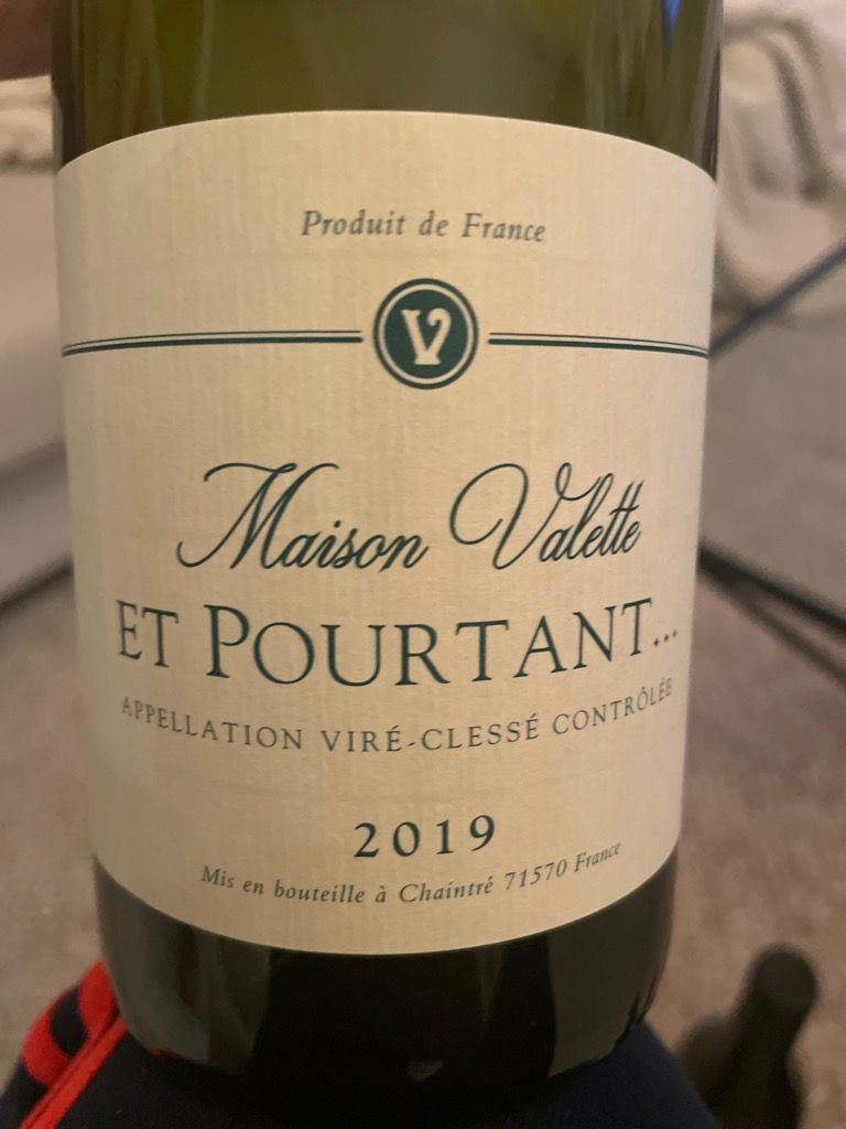 2019 Maison Valette Et Pourtant (750ml)